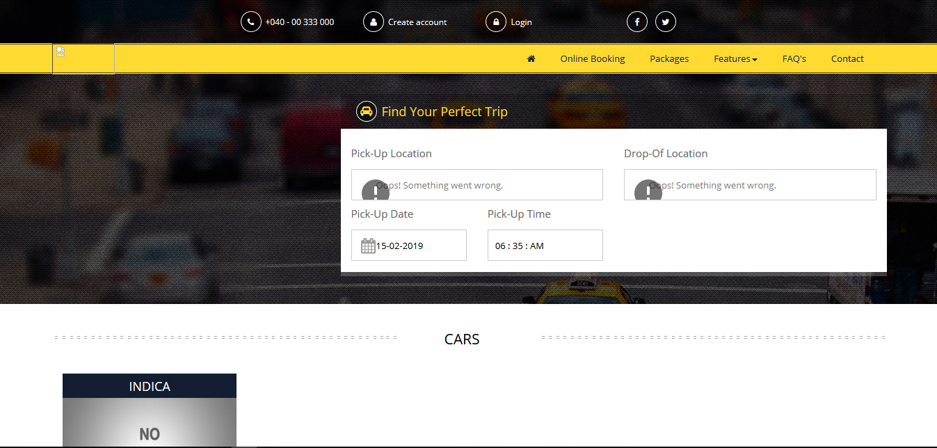  Car Booking - Buy Ready Website.